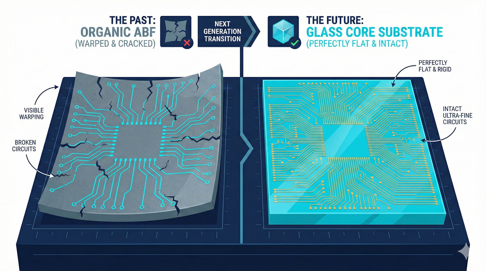 4-1-3 The Counterattack of Glass —— Intel's TGV Revolution and Ultimate Flatness