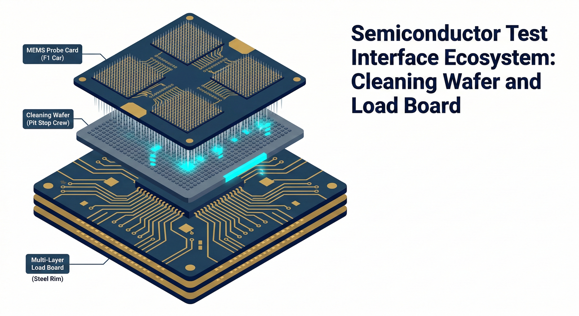 5-4-2 Probe Card War of Attrition: Santest (3595)'s Probe Cleaning Magic and Yung Ching (6683)'s Hybrid Steel Ring