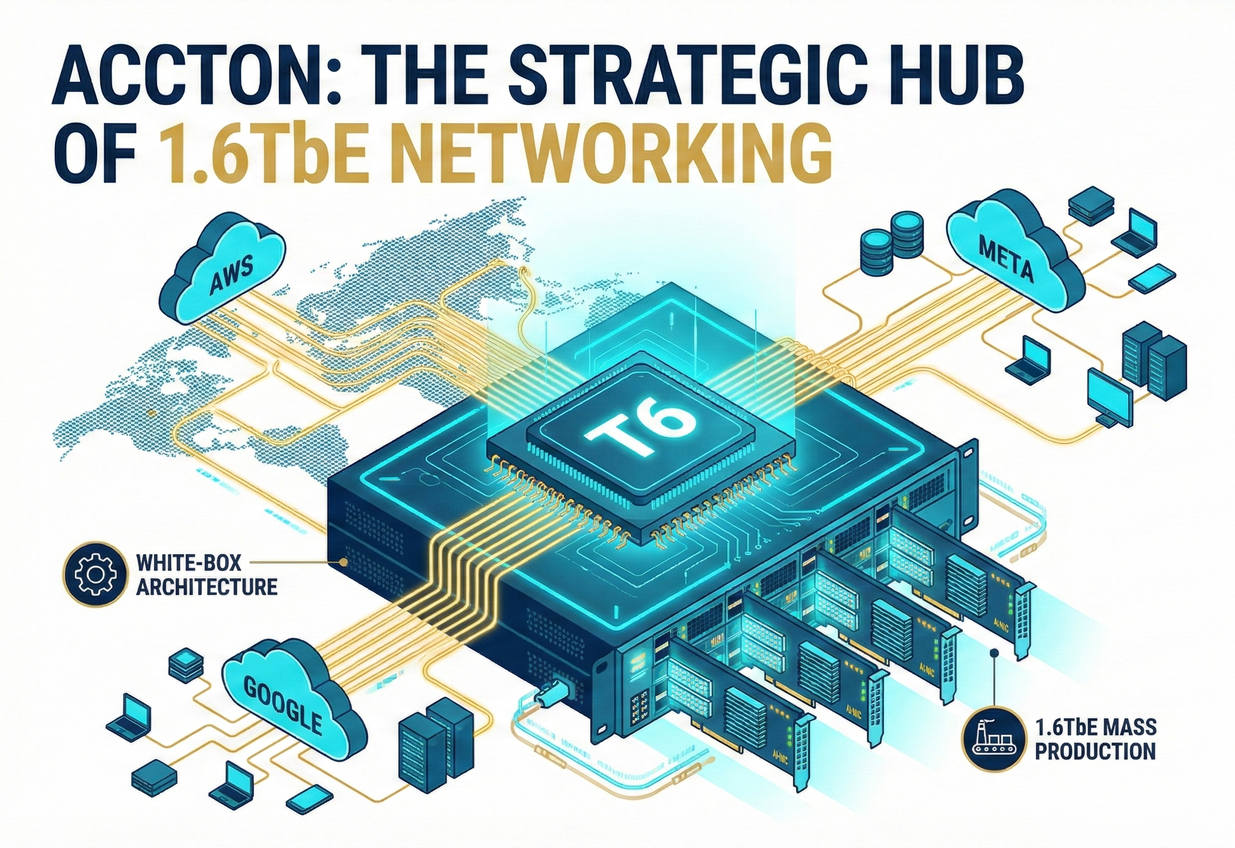4-3-8 Commander-in-Chief of the AI Compute Network: Accton Technology (2345)'s System-Level Dominance in 800G/1.6T Switches